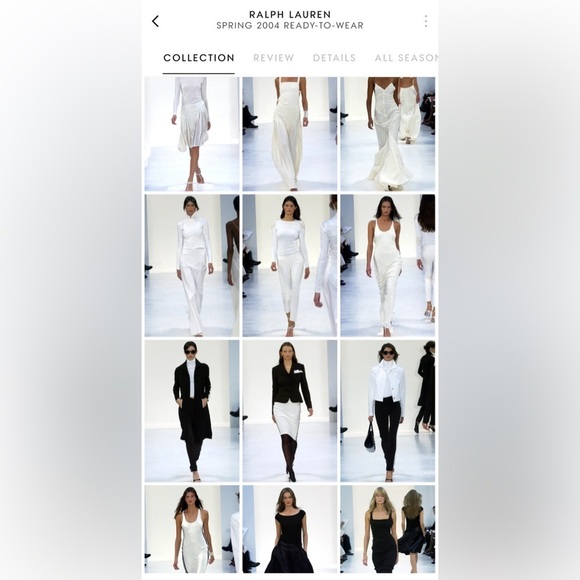 Ralph Lauren Collection Purple Label Maxi Slip Dress Beaded Silk Gown White Logo - Picture 14 of 16